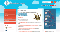 Desktop Screenshot of informagiovanicossato.it