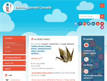 Tablet Screenshot of informagiovanicossato.it